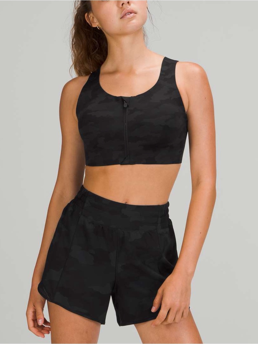 Lululemon Enlite Bra Sz 36DD *Zip Front